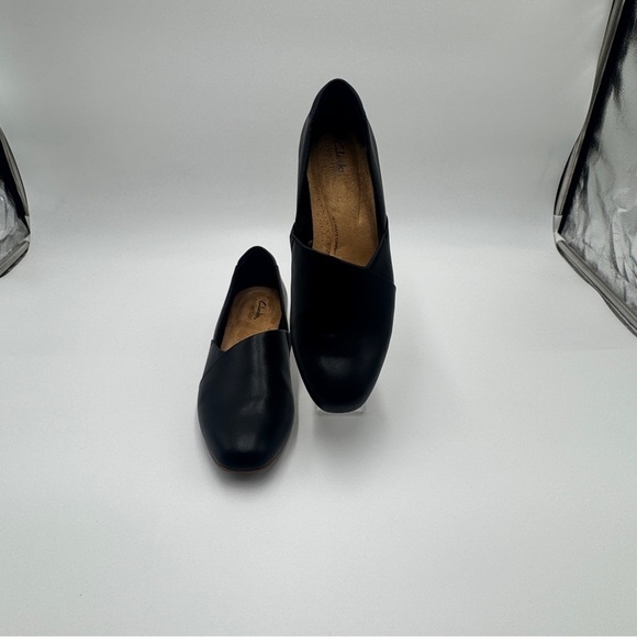 Clarks Collection Juliet Palm Black Slip-Ons size 9 1/2 - Picture 2 of 12